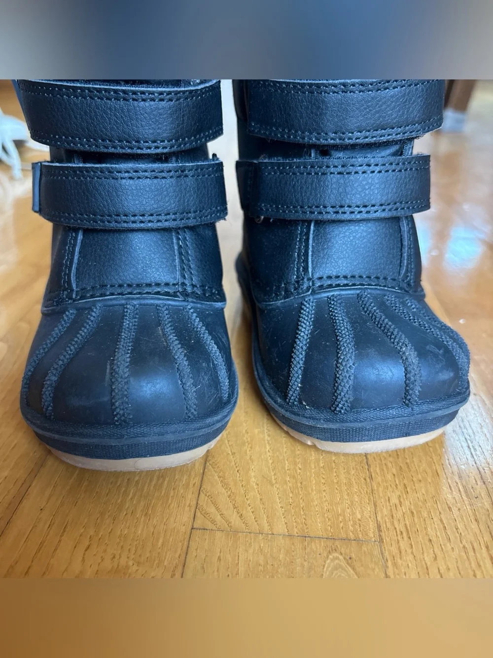 Cat & Jack Denver toddler winter boots Black Snow Little Boys Waterproof Size 6